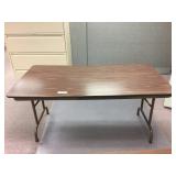 30"x60" Wooden Folding table