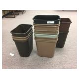 Selection of Plastic Waste Cans