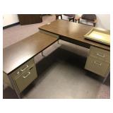 Metal Desk with Adjustable Top
