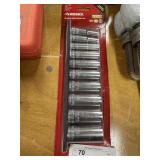 Husky 10pc 3/8" Drive SAE Socket Set