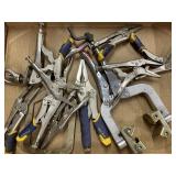 (9) Vise Grips & Welding Clamps