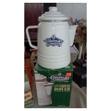 COLEMAN PORCELAIN COFFEE POT COLEMAN PORCELAIN COFFEE POT