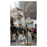 FLOOR LAMP..FANCY PRISM SHADES.. FLOOR LAMP..FANCY PRISM SHADES..