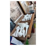WHITE BUD VASES WHITE BUD VASES