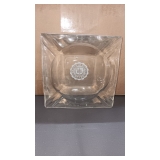 NOTRE DAME GLASS ASHTRAY