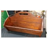 OLD WOOD MAGAZINE HOLDER