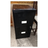 METAL 2 DRAWER FILE CABINET W/ KEYS
