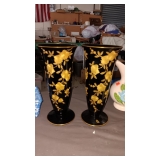 RE. CAMBRIDGE GLASS 9' VASES