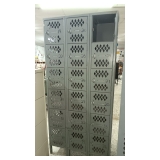 STEEL LOCKERS..MISSING 1 DOOR