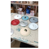 OLD POT LIDS..1 MONEY