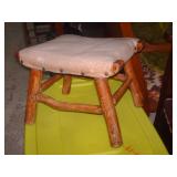 HICKORY ?? HOMEMADE FOOT STOOL HICKORY ?? HOMEMADE FOOT STOOL