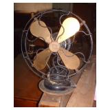 BRASS BLADED ELEC. FAN...WORKS BRASS BLADED ELEC. FAN...WORKS