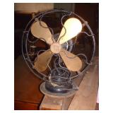 BRASS BLADED ELEC. FAN...WORKS