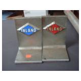 INLANS STEEL BOOKENDS