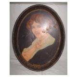 OLD METAL ICE CREAM ADV. TRAY OLD METAL ICE CREAM ADV. TRAY