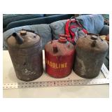 Vintage fuel cans