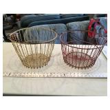 Wire egg baskets