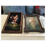 2 wall hangings