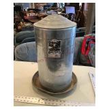Galvanized chick water