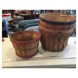 Wooden baskets