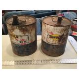 2 DX oil cans