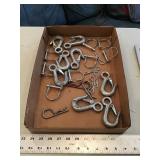 Assorted hooks and pins