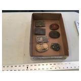 Assorted belt buckles