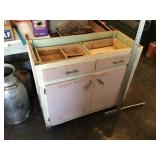 Primitive Painted kitchen cabinet