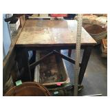 Primitive wooden table