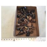 Assorted vintage casters
