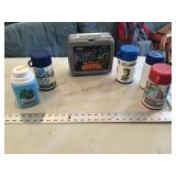 Assorted cartoon thermos and lunch box