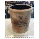 6 gal Macomb Pottery Co crock
