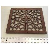 Cast register grate
