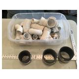 Assorted PVC fittings