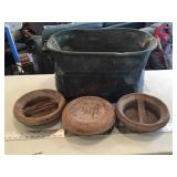 Copper boiler and milk can lids