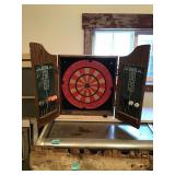Dart board cabinet