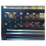 Antique pool balls