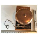 Antique brass boxing bell