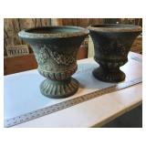 Pair of vintage western flower earns