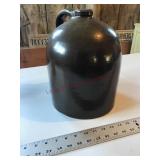 Beck Bro. Pottery Parish Ia 2 gal shoulder jug