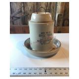Stoneware chicken water