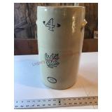 Western stoneware 4 gal butter churn