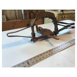 Antique blacksmith made bear trap