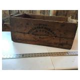 Wooden druggists box
