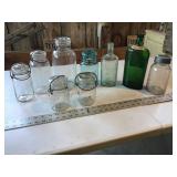 Vintage jars and bottles