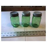 Green ball jars