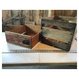 Wooden crates