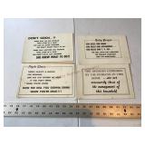 Cardboard signs