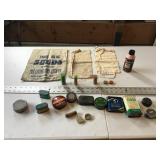 Vintage tins, etc