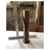 Vintage brass tire pump